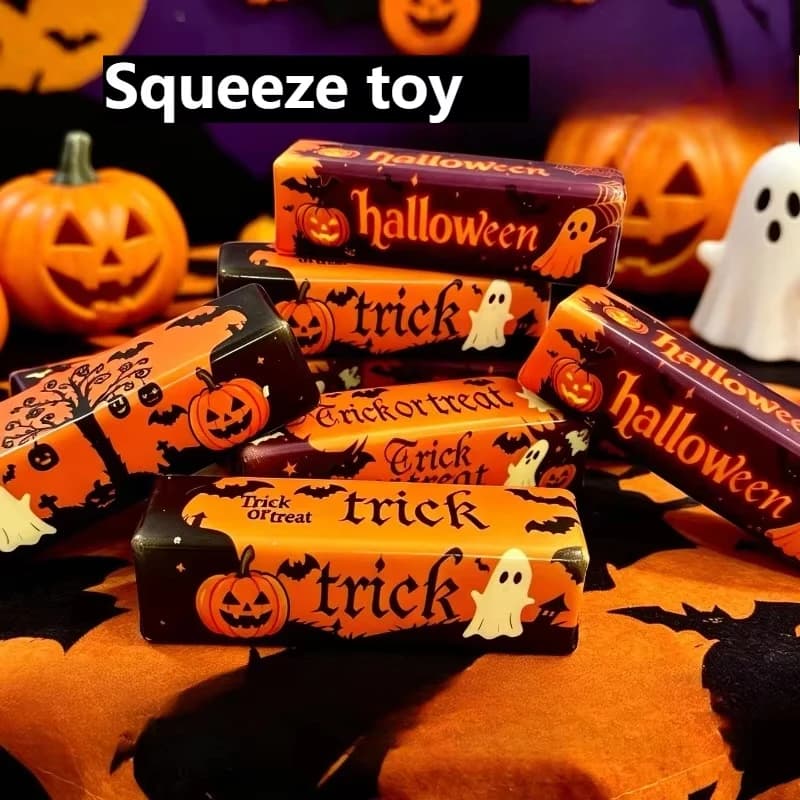 Halloween Special Edition Squishy Soap Fidget Toy Simulated Butter Fidget Squishy Ball Relaxing Gift Party Safe For Kid Adult