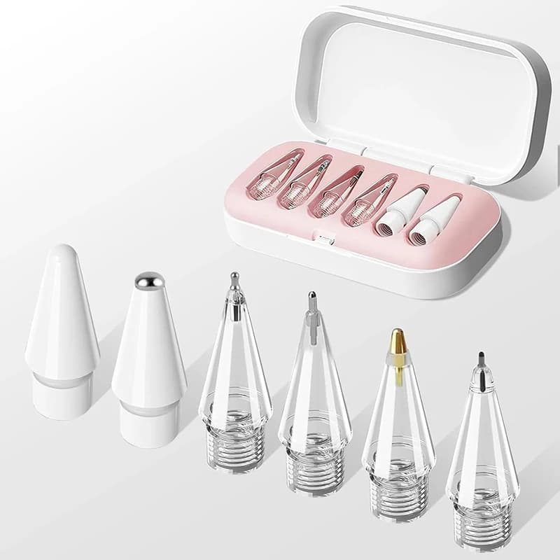 4/6 pezzi punte di ricambio per matita Apple 1a 2a 3a generazione 2B pennini morbidi per IPad Pro Pencil 1 2 3 stilo pennino fine