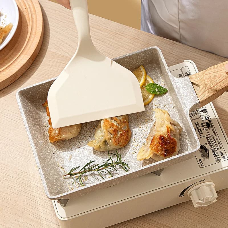 1pc silicone Heat resistant spatula household food grade non-stick Frying pan sushi steak fish pancake baking Scoop Kitchen Tool