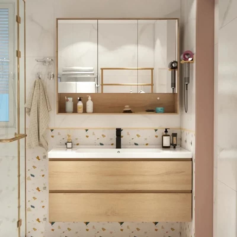 Armadietto da Bagno di Lusso Minimalista, Scaffali Moderni, Divisori per Bagno, Cassettiere, Mobile Servizio, Mobili di Tendenza