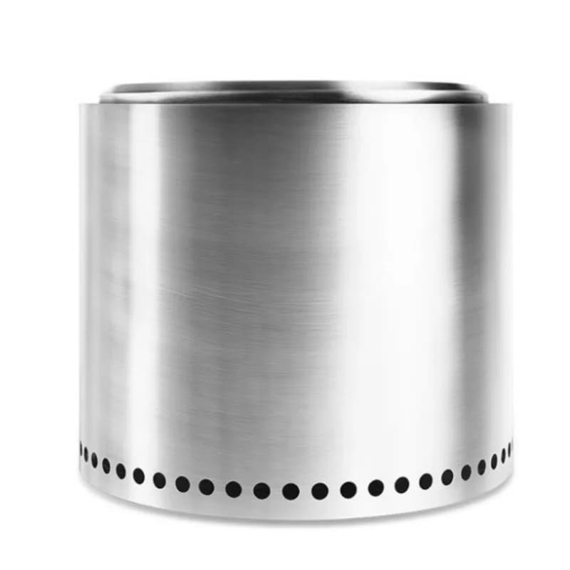 Outdoor firewood stove for parties Stainless steel camping stove
