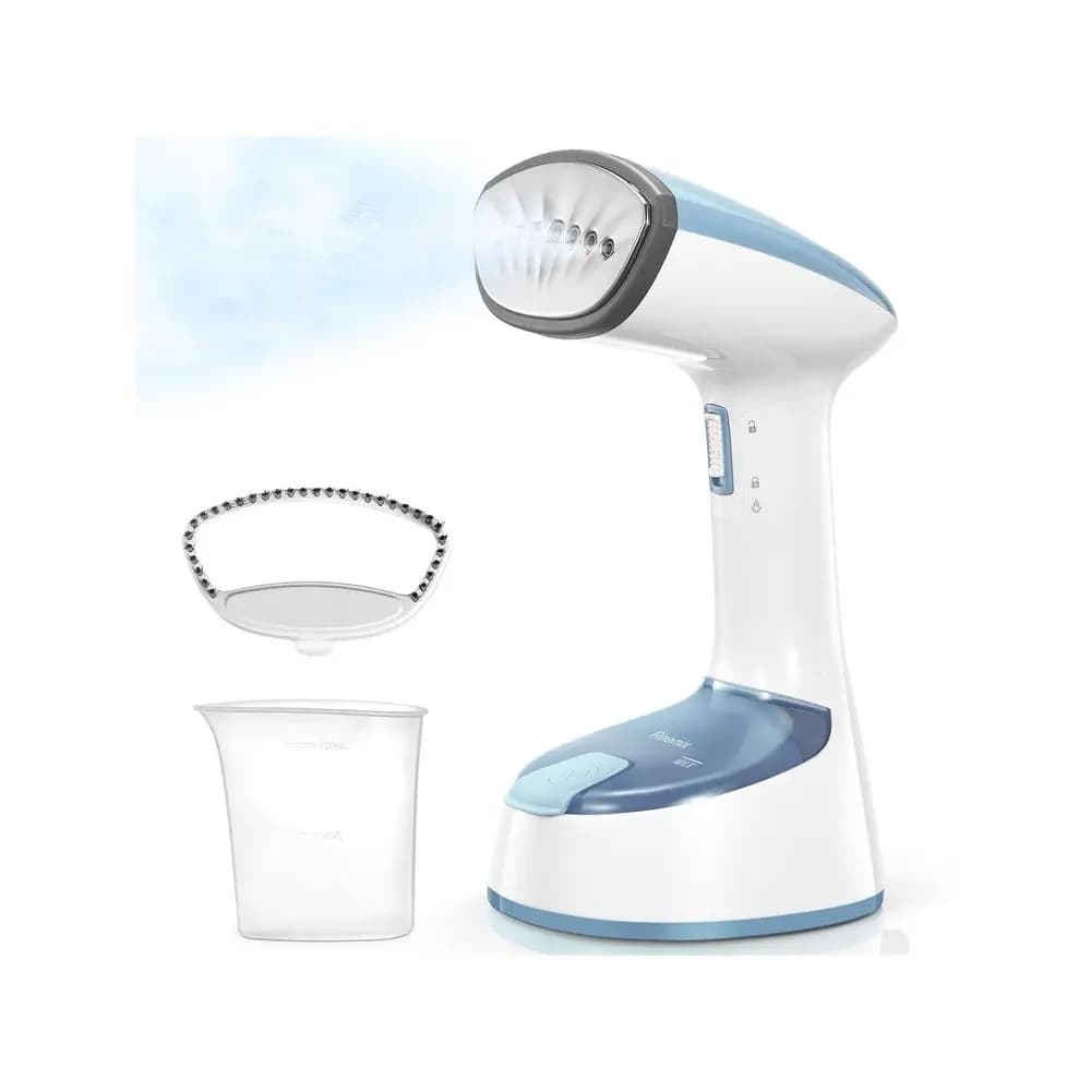 Stiratore a vapore per vestiti, design pieghevole e portatile, rimuove le pieghe, vapore penetrante forte da 20g/min, riscaldamento rapido in 25 secondi, per