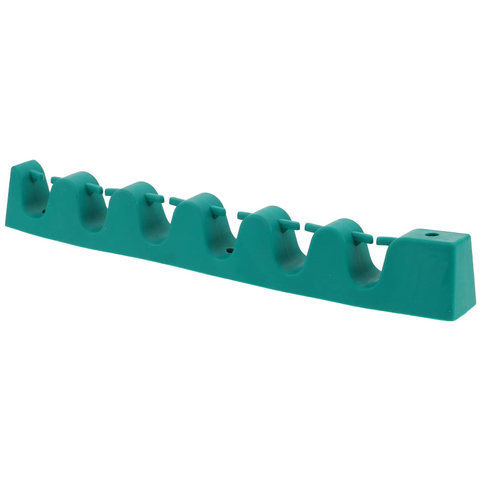 Supporto per Stecche da Biliardo in Gomma Multi-Slot, Compatto, per Stecche da Golf, Uso su Tavolo, Supporto Stabile per Conservazione Stecche