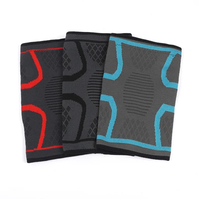 Supporto per Ginocchio Elastico in Nylon per Uomo, Ideale per Ciclismo, Corsa, Fitness, Basket e Pallavolo
