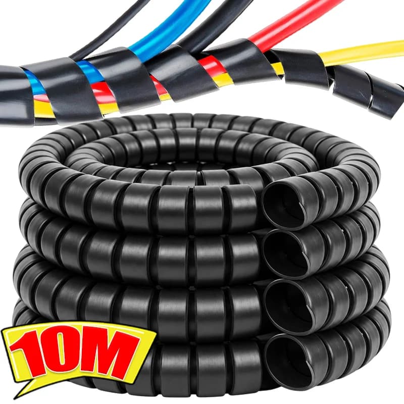 Spiral cable sheath, cable protection and management, flexible office winding hose