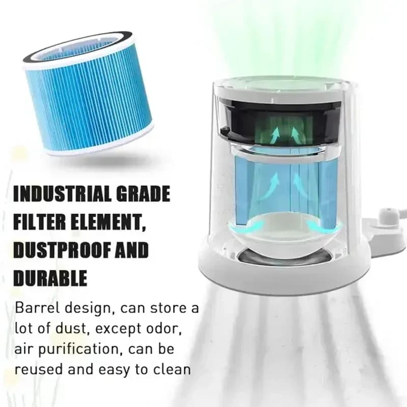 ShineNail 4BLANC Aspirapolvere per nail art con aspirazione silenziosa di fascia alta con ventola tedesca Prestazioni superiori per l'illuminazione dello studio delle unghie