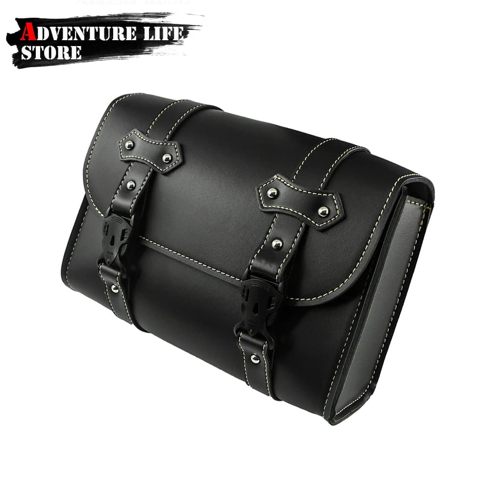 Moto forcella anteriore borse laterali borsa per attrezzi laterale borsa per sella posteriore in pelle PU per Honda per YAMAHA per Vespa per XL883