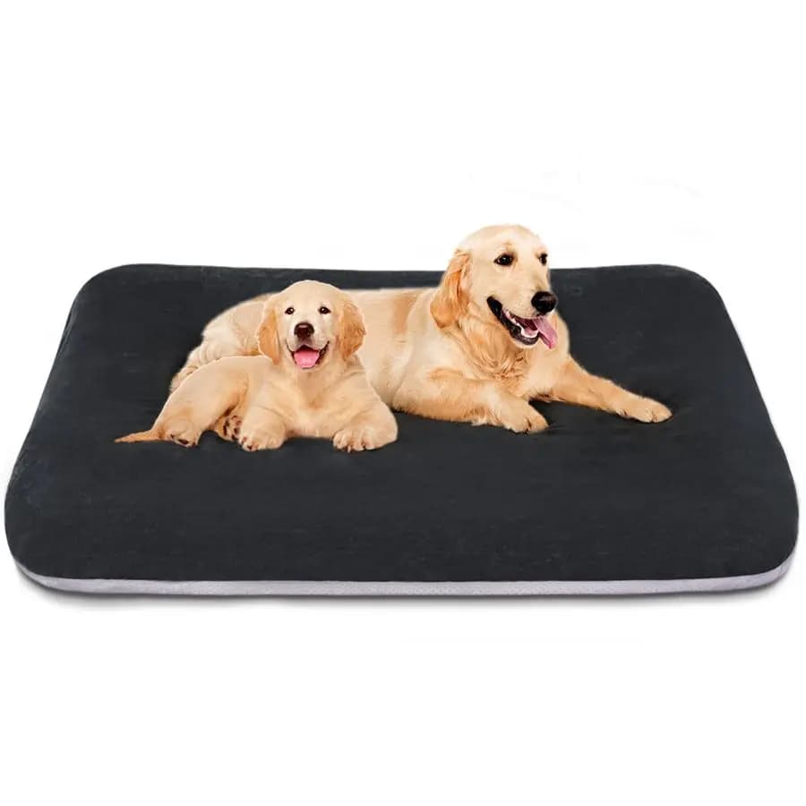 Cuccia per Cani Super Morbida Extra Large, 47 Pollici, Materasso Ortopedico in Schiuma per Animali Domestici con Fondo Antiscivolo, Materasso per Cani con Rivestimento Rimovibile
