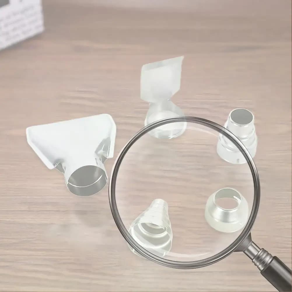 Kit 5 Pezzi Ugelli per Pistola ad Aria Calda Diametro 35mm Accessori in Acciaio Inox per Stazione di Saldatura e Rilavorazione