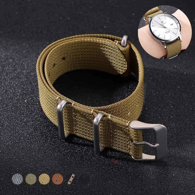 Cinturino per orologio in nylon premium per cinturino a costine Omega 18mm 20mm 22mm per accessori per cinturini di ricambio in tessuto balistico Seiko