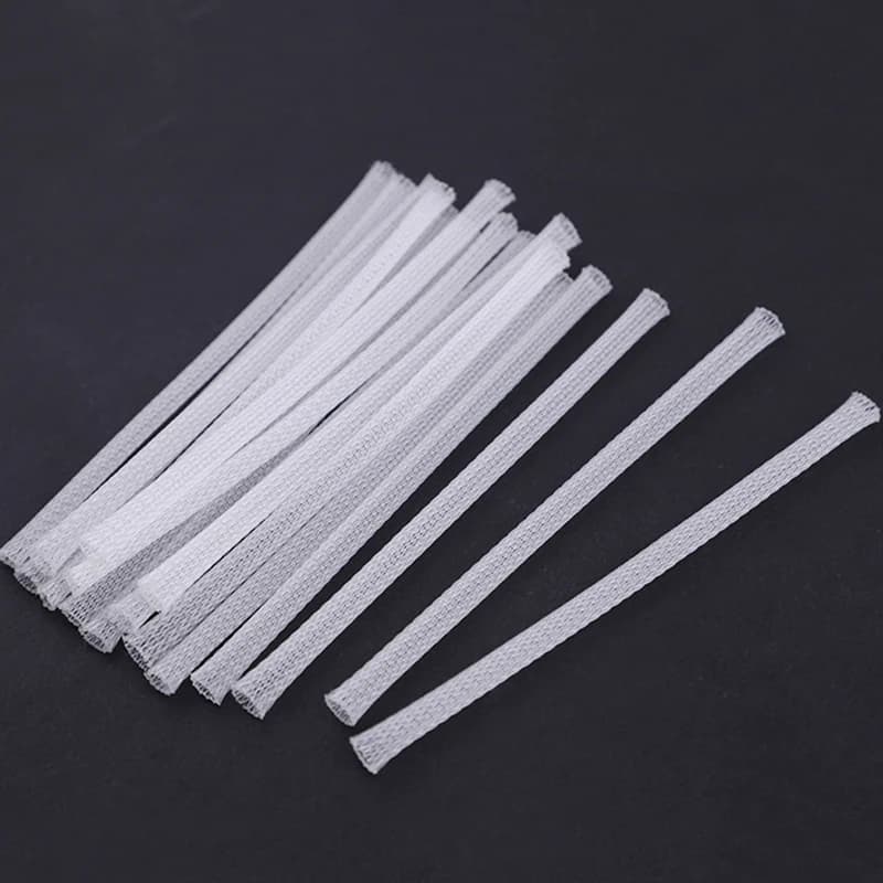 5/10/20/50pcs Set di rete protettiva Set di rete protettiva per pennelli per trucco Set di garza rosa Set di pennelli per trucco Set di maglie protettive Fiore