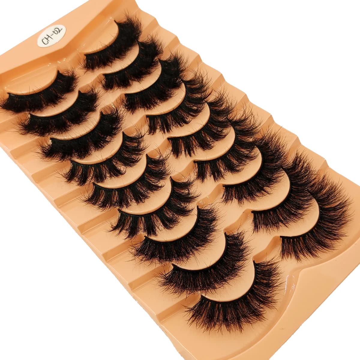 Fake facial effect, soft and voluminous, cat eyes effect, 6D, which look like extension, thick, soft and curly, 9 pairs.
