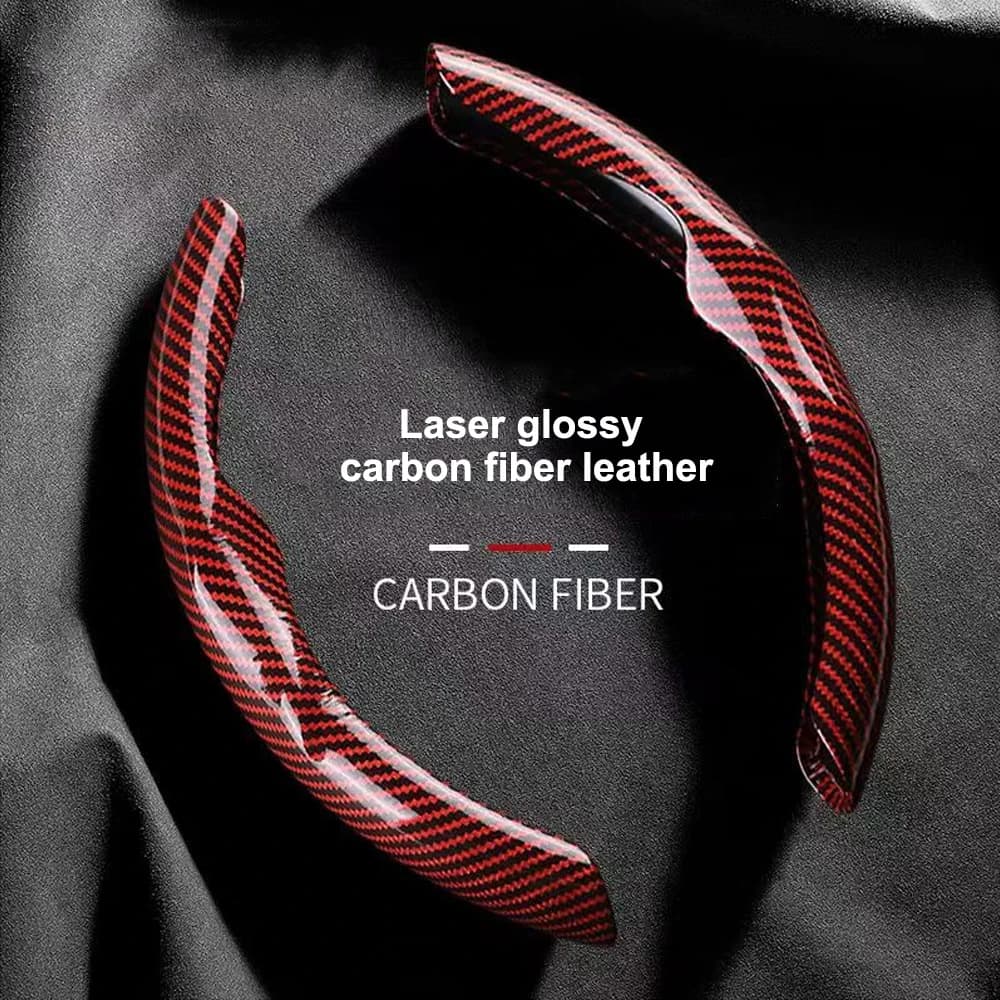 Carbon Fiber Laser Polished Leather Car Cover Ultra-thin Non-slip Cover for Four Seasons