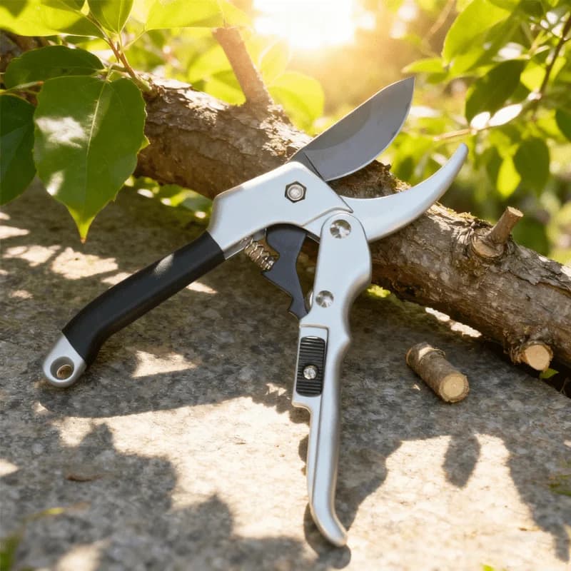 SK-5 Stainless Steel Blade Pruning Shears - Labor-saving Garden Scissors & Trimmers for Mature Fruit Tree Thick Limb Pruning