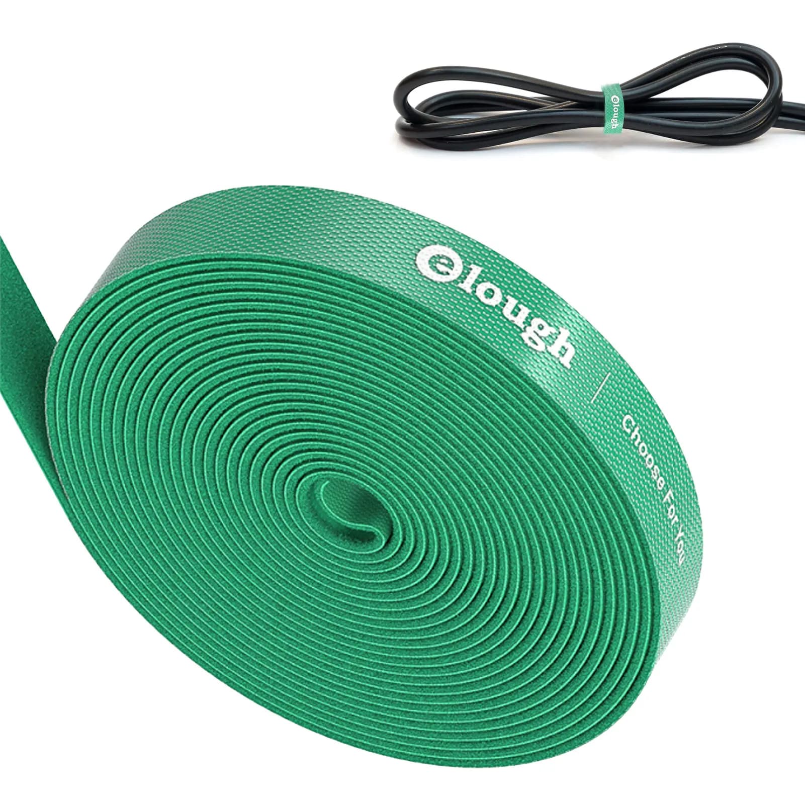 Nastro di fissaggio con gancio e anello Cinghie per organizer per cavi riutilizzabili Rotolo Fascette per cavi in nylon strappabili Gestione cavi Organizzatore di cavi