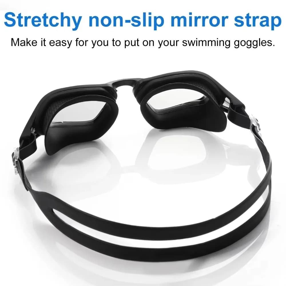 Unisex-Adult Swimming Goggles HD Wide View Soft Silicone Seal Anti-Fog Goggles Shatter-resistant Durable UV Protection Goggles