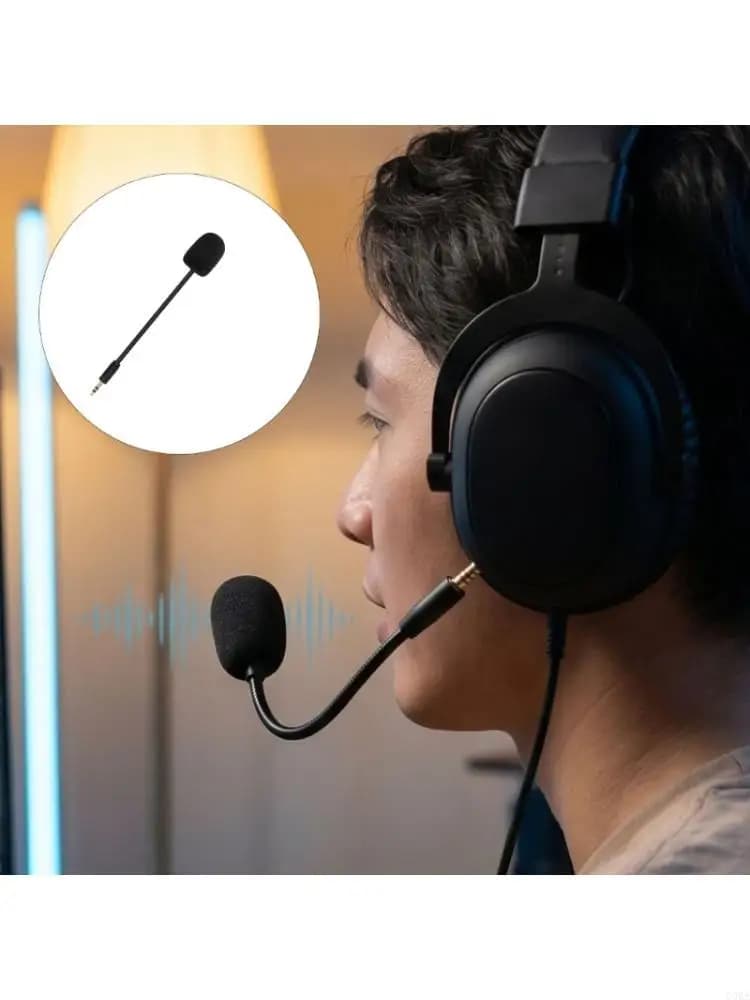 CORA Replacement Game Microphone for ZG2 Gaming Headset 3.5Mm Detachable Boom
