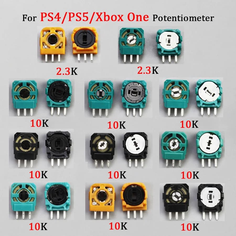 1PC 3D Analogico Asse Resistenza Potenziometro Per PS5 Per Xbox Uno Per PS4 Controller 3D Analogico Joystick Micro Interruttore Parte di Riparazione