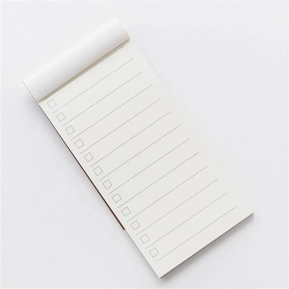 Agenda per forniture per ufficio Lista delle cose da fare Blocco note strappabile Blocco note in carta kraft