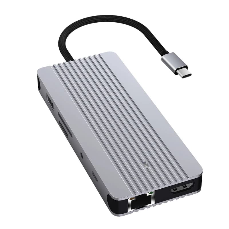 12 in 1 hard drive case docking station usb expander multifunction hub usb hub 10G