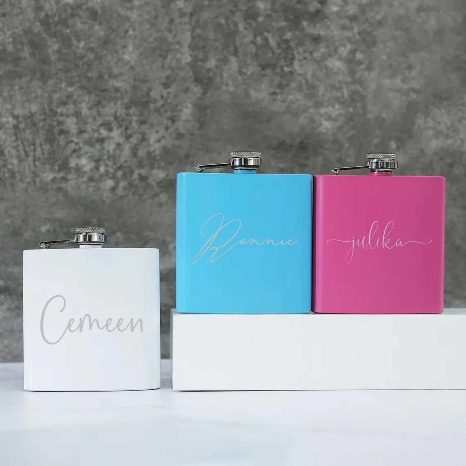 Personalized Women's Fiaschetta/Personal Damigella/Woman's Fake Laser Engraved/Gift Gift for Wedding Party/Home Bridal maid/Home maid/marriage