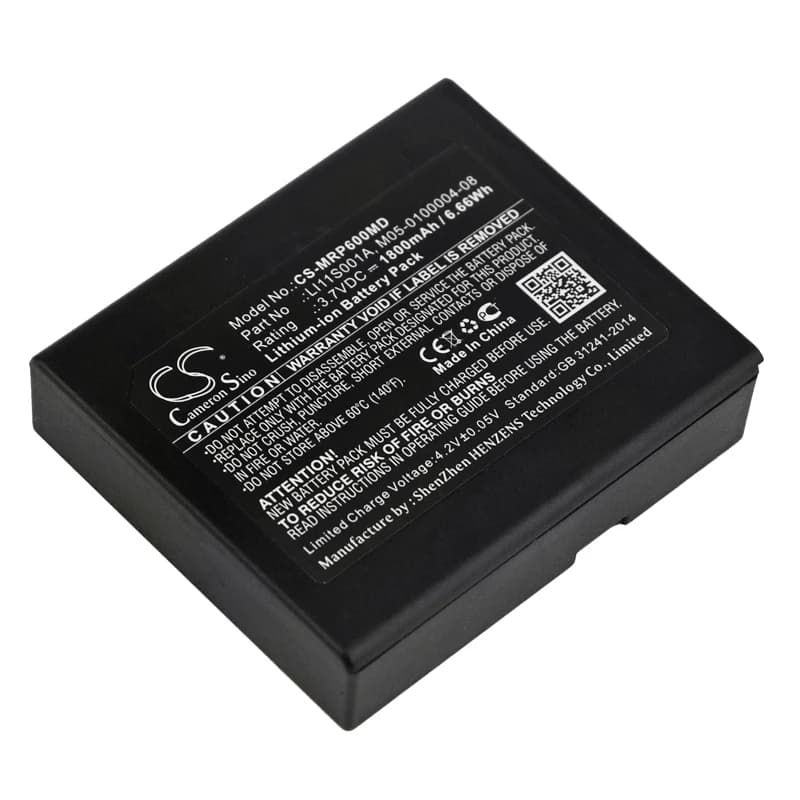 CameronSino 1800mAh battery for Mindray:Oxymetre Pouls PM60,PM60,022-000008-00,LI11S001A,M05-0100004-08