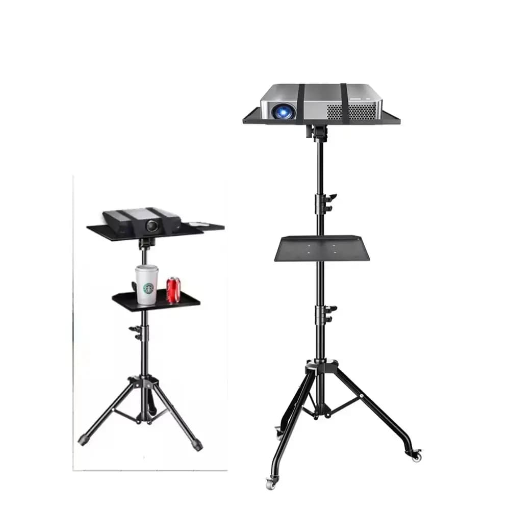 Projector Tripod 90/145 cm Laptop Tripod Adjustable height from 23 to 63 Standing desk External computer desk for study