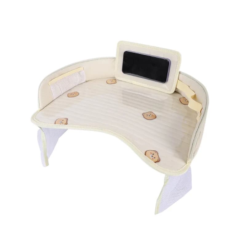 Multi Functional Car Seat Tray for Kids Waterproof Storage Dining Table Baby Stroller Travel Essential