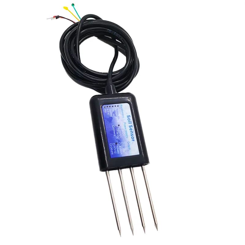 Soil 8 IN 1 Online Monitoring LORA LORAWAN RS485 Soil Moisture Temperature EC PH SALINITY NPK Integrated Sensor