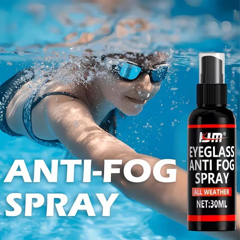 Long-Lasting Anti-Fog Agent for Swimming Goggles & Eyeglasses, Durable Lens Defogging Treatment for Diving Goggles Sunglasses