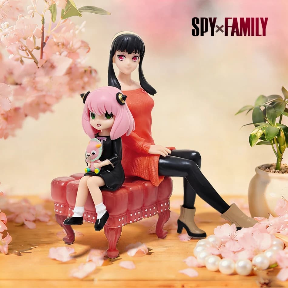 Figura Anime da 14CM di Yor Forger e Anya Forger SPY×FAMILY, Action Figure in PVC, Decorazione da Tavolo, Modellino Giocattolo, Regalo per Bambini