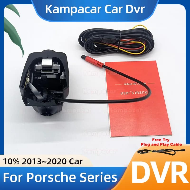 PH01 1K 2K 4K Plug and Play Car Dvr Dash Cam DashCam For Porsche Cayenne 958 Macan Cayman Panamera Boxster 981 718 911 2013-2020