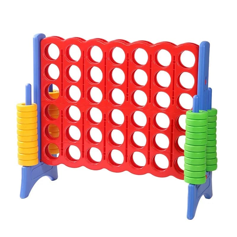 Gioco per la scuola materna, puzzle di scacchi, catena tridimensionale in quattro pezzi, giocattoli in plastica per bambini, backgammon