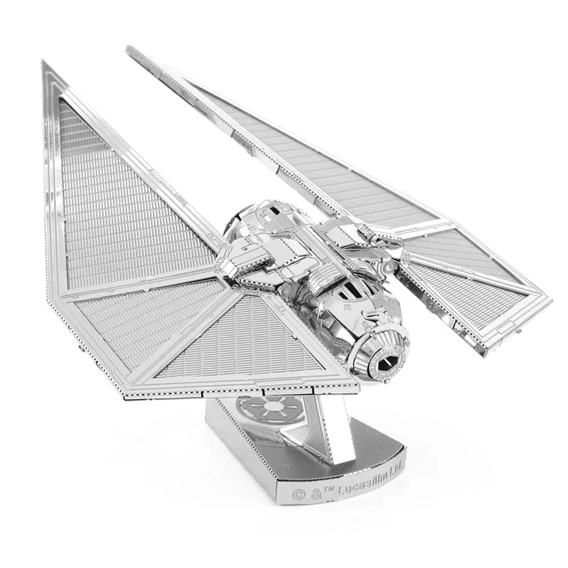 TIE Striker 3D Metal Puzzle Model DIY Kit Cutting Laser Puzzle Jigsaw Toy for Kids