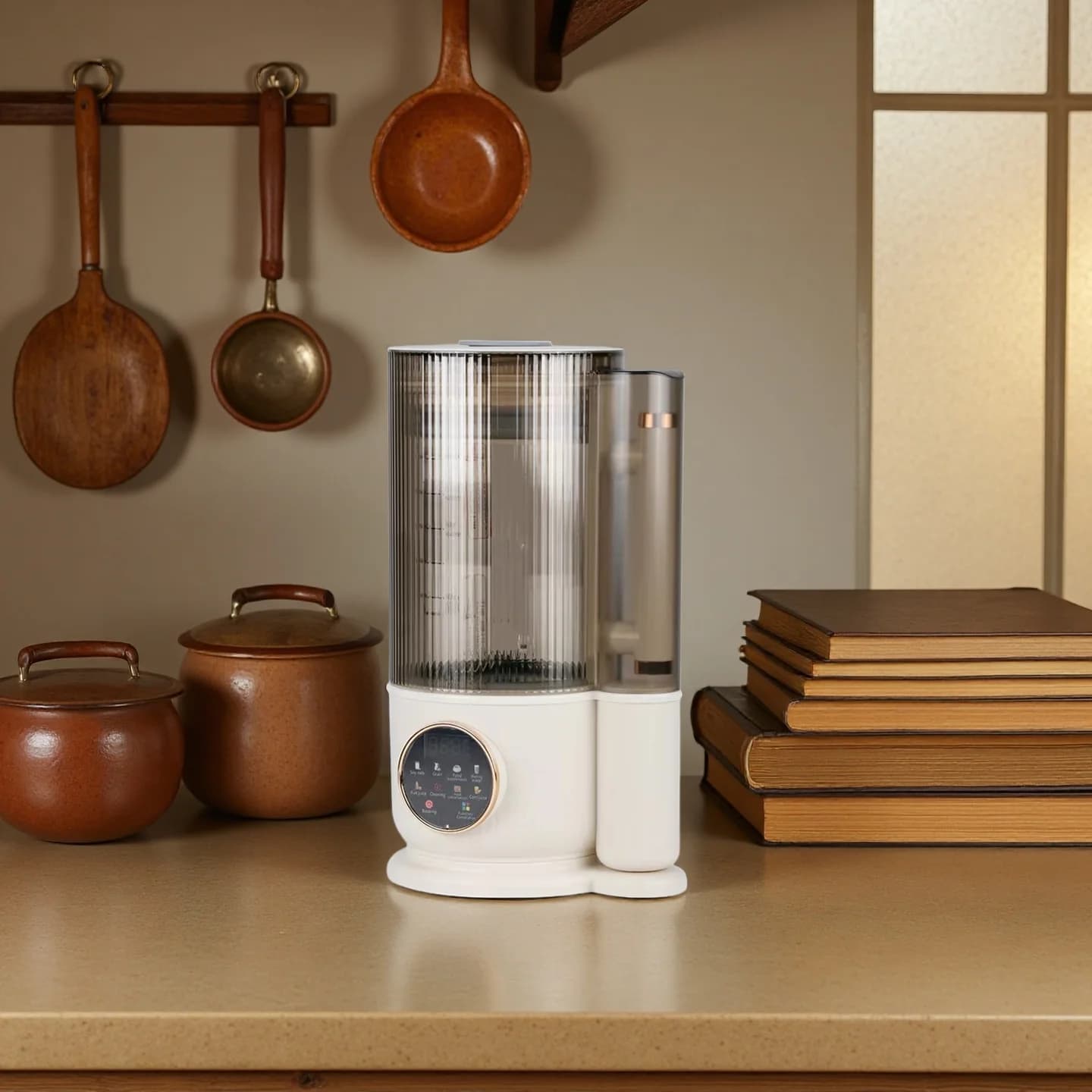 Cross Border Quiet Blender Soy Milk Maker 48dB Low Noise Automatic No Filter 10 Blade Stainless Steel DC Motor High Power