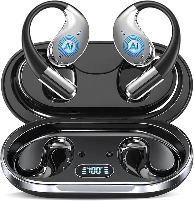 Auricolari per Traduzione AI in Tempo Reale, Traduttore per 198 Lingue per Viaggi d'Affari e Apprendimento, Nero Bronzo