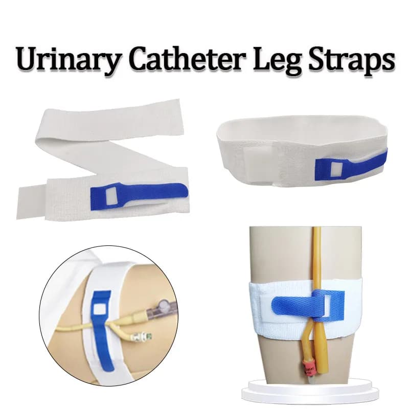 Cinghia Elastica Riutilizzabile per Catetere, Supporto Durevole per Sacca Urinaria, Fascia di Fissaggio per Pazienti con Incontinenza Urinaria