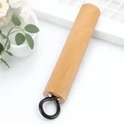 Detachable Wooden Pot Handle Replacement Scald-Proof Universal Long Handle for Frying Pan Wok Milk Pan Cookware Kitchen Utensils