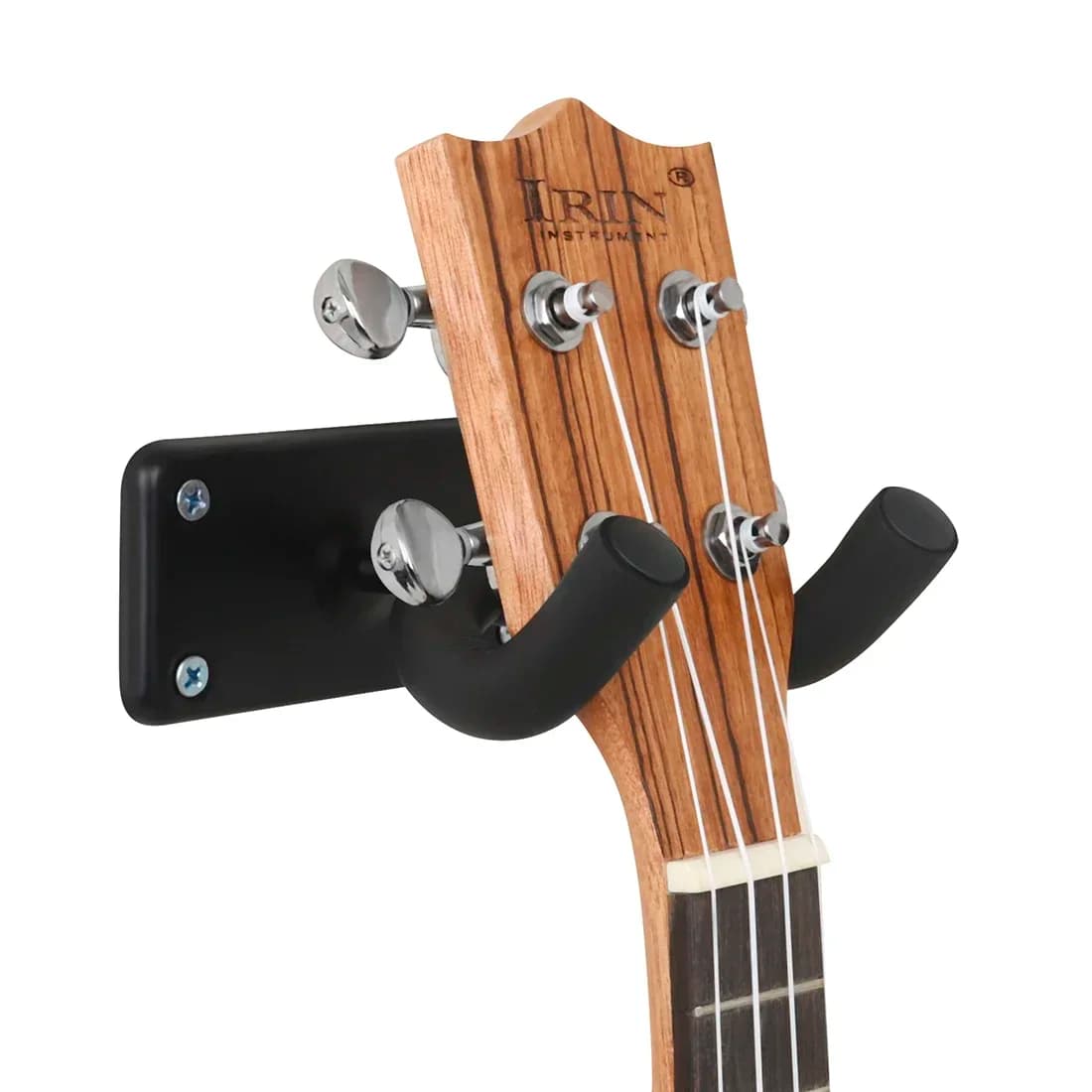 2 pezzi supporto per chitarra supporto da parete gancio quadrato staffa da parete in metallo per chitarra violino basso ukulele banjo mandolino accessori per chitarra