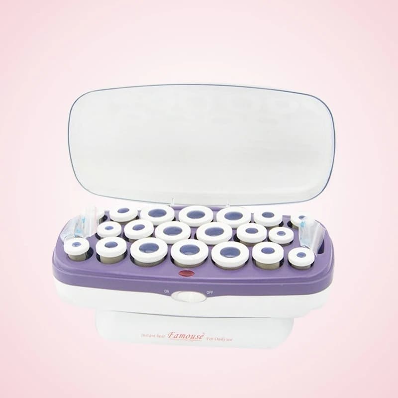Electronic curling iron, curling iron, ceramic fast heat hair curl, pear flower perm does not hurt the hair, fluffy set.