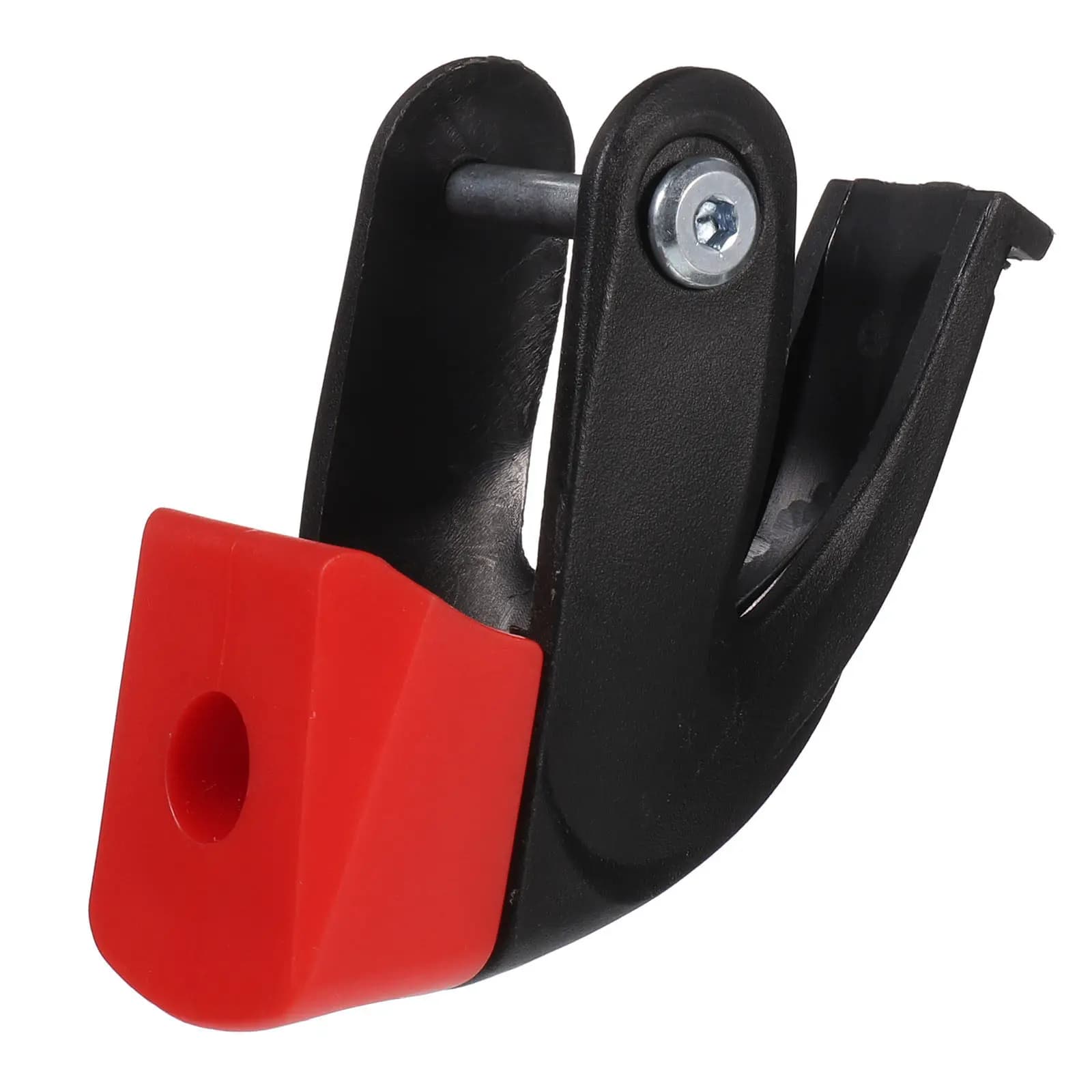 Freno di ricambio per pattini in linea per bambini, cuscinetto frenante di sicurezza in gomma morbida per arresti controllati e fluidi, design nero e rosso, facile da usare