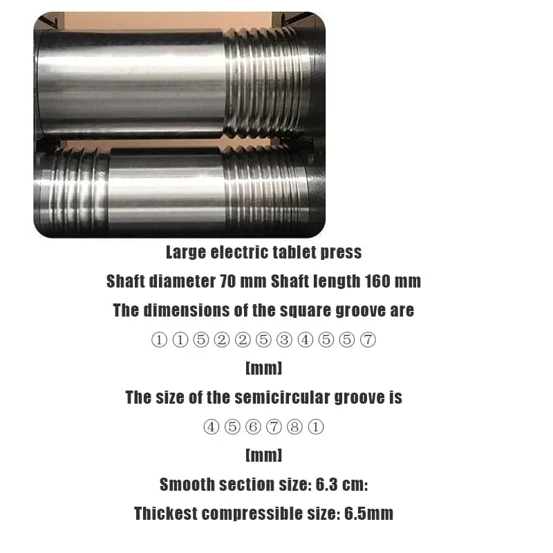 New 750W Electric Tablet Press Full Gloss Tablet Press Line Press Semicircle Slot Jewelry Equipment Gold Tablet Tool