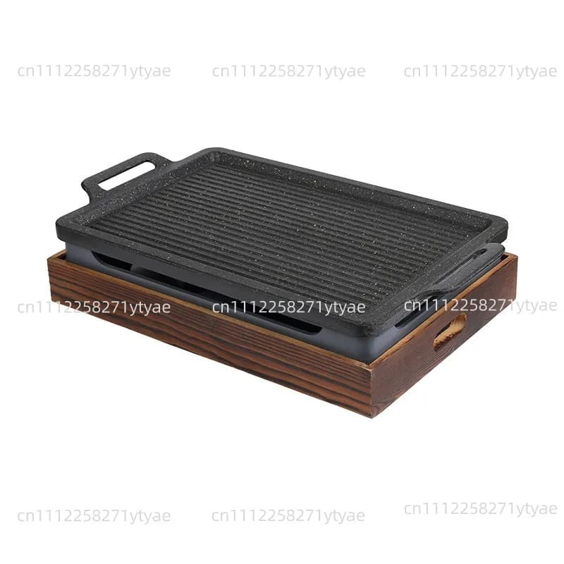 Charcoal alcohol grill grill grilled fish skewers charcoal grilled meat non-stick heating