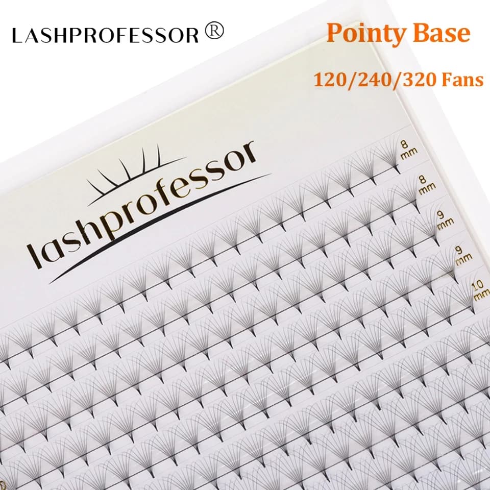 Lashprofessor Ventole prefabbricate Ciglia Estensioni ciglia 6D 8D 10D Base a punta Ventole volume russo Ciglia Trucco professionale Cilios