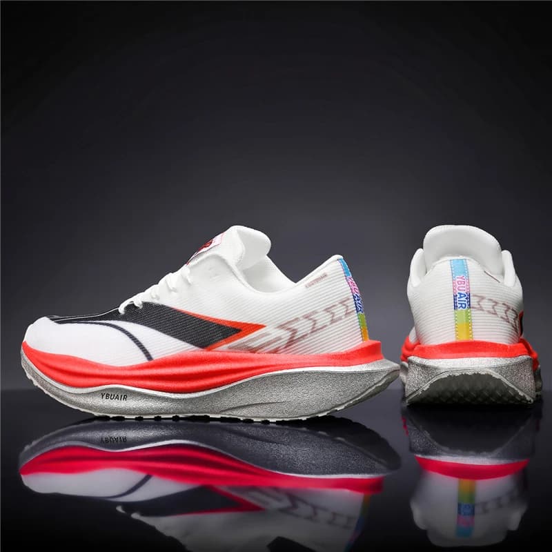 Men's Running Shoes with Carbon Plate for Marathon, Sports Specialties, Breathable, Lightweight, Comfortable Women's Non-slip Leisure Sneakers