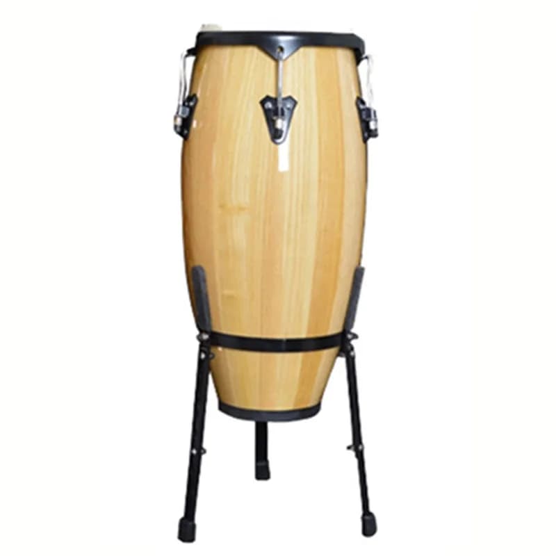 Tamburo Conga in legno Orff Principiante che suona Tamburi Congas Fascia per adulti Tamburello africano Strumenti professionali a percussione latina