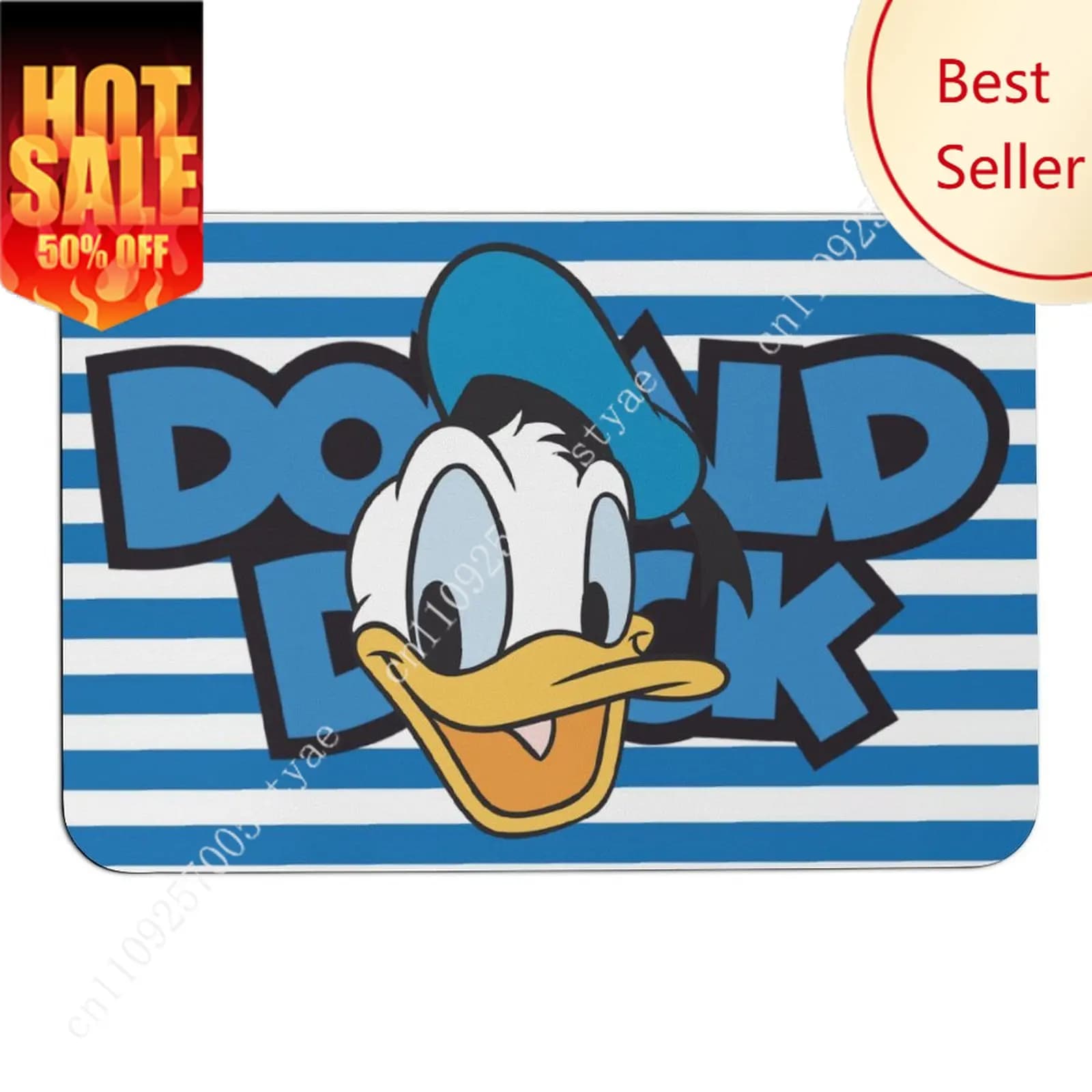 Tappetino Donald Duck Disney, Tappeto Cartone Animato, Tappetini per Pavimento, Tappeto di Benvenuto per Portico, Decorazione per Feste e Casa, Regalo, Tappeto Personalizzato Antiscivolo, Cosplay