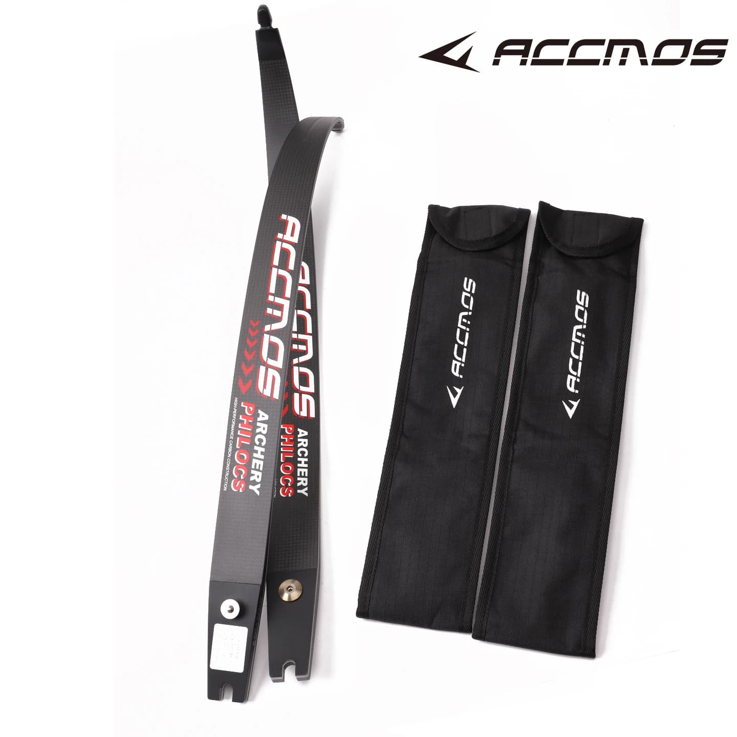 ACCMOS Flettenti per Arco Ricurvo in Fibra di Carbonio 68 pollici ILF 24/26/28/30/32/34/36/38/40/42/46/48 libbre Accessorio per Tiro con l'Arco e Bersaglio
