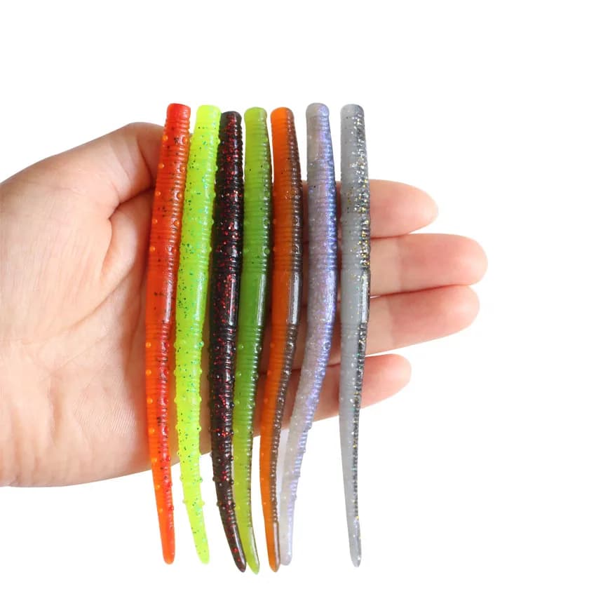 Nuovo 12 centimetri 3.2g 10 pz Galleggiante TPE Esca Da Pesca Morbida Trota Esche Pesca Attrezzatura Da Pesca Morbido Verme Richiamo
