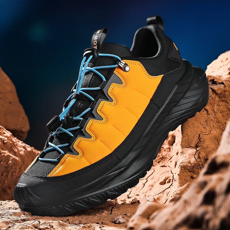 Scarpe da trekking per uomo, scarpe da trail running, antiscivolo, leggere, traspiranti, per alpinismo, campeggio, trekking, taglia 46